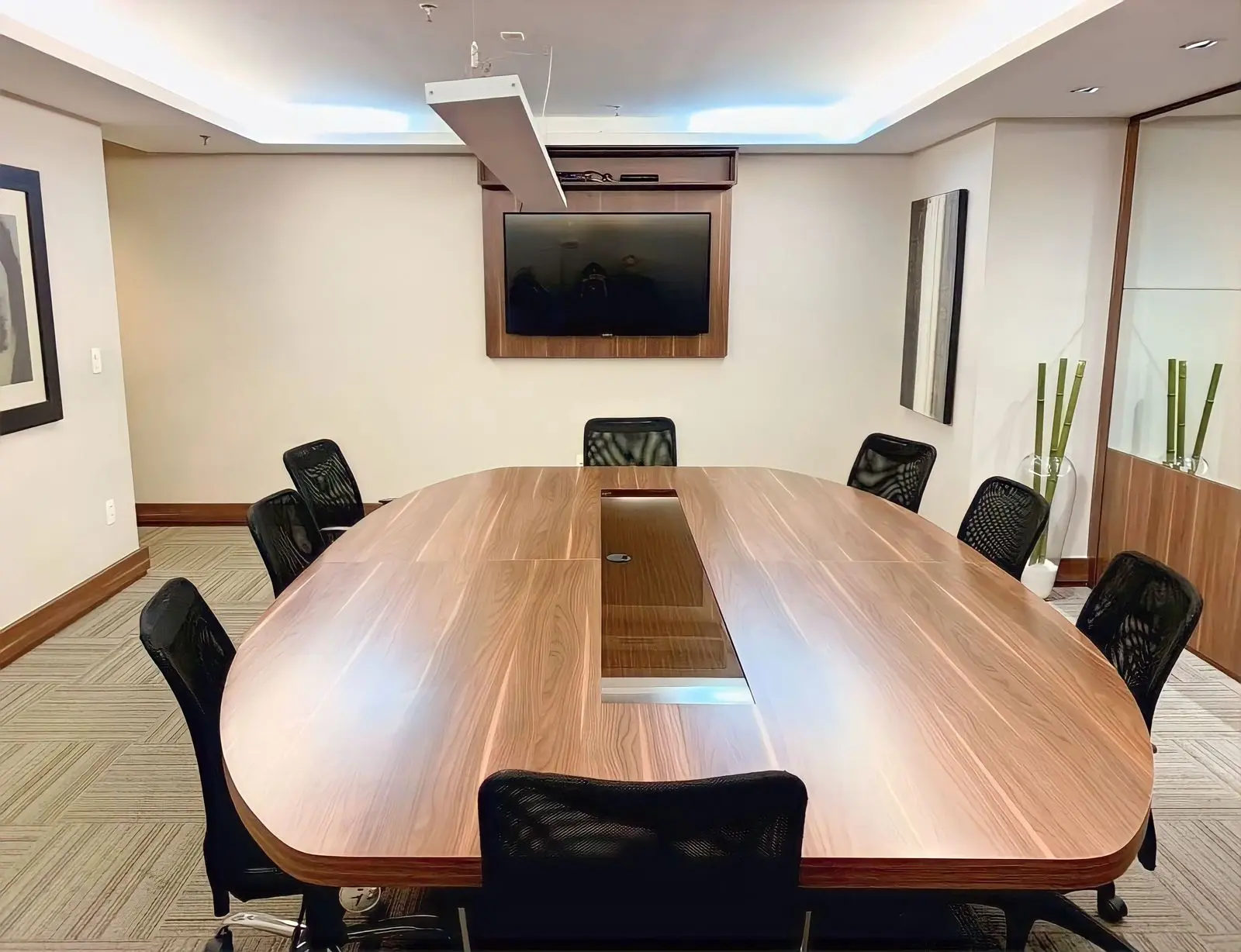 Sala de reuniões da Ferreira Advocacia